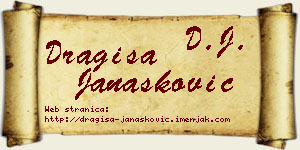 Dragiša Janašković vizit kartica
